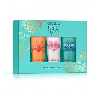 Douglas - Home SPA - Hand Cream Collection Set Gift Set - Seathalasso, Leilani Bliss, Harmony of Ayurveda 75ml each on sale